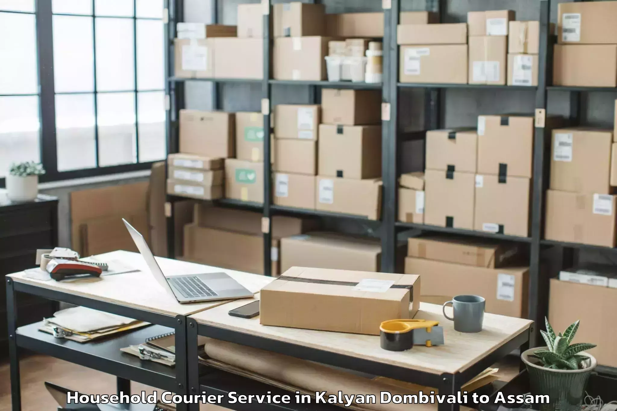 Easy Kalyan Dombivali to Hamren Household Courier Booking